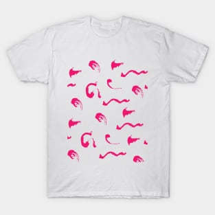 pink paints pattern T-Shirt